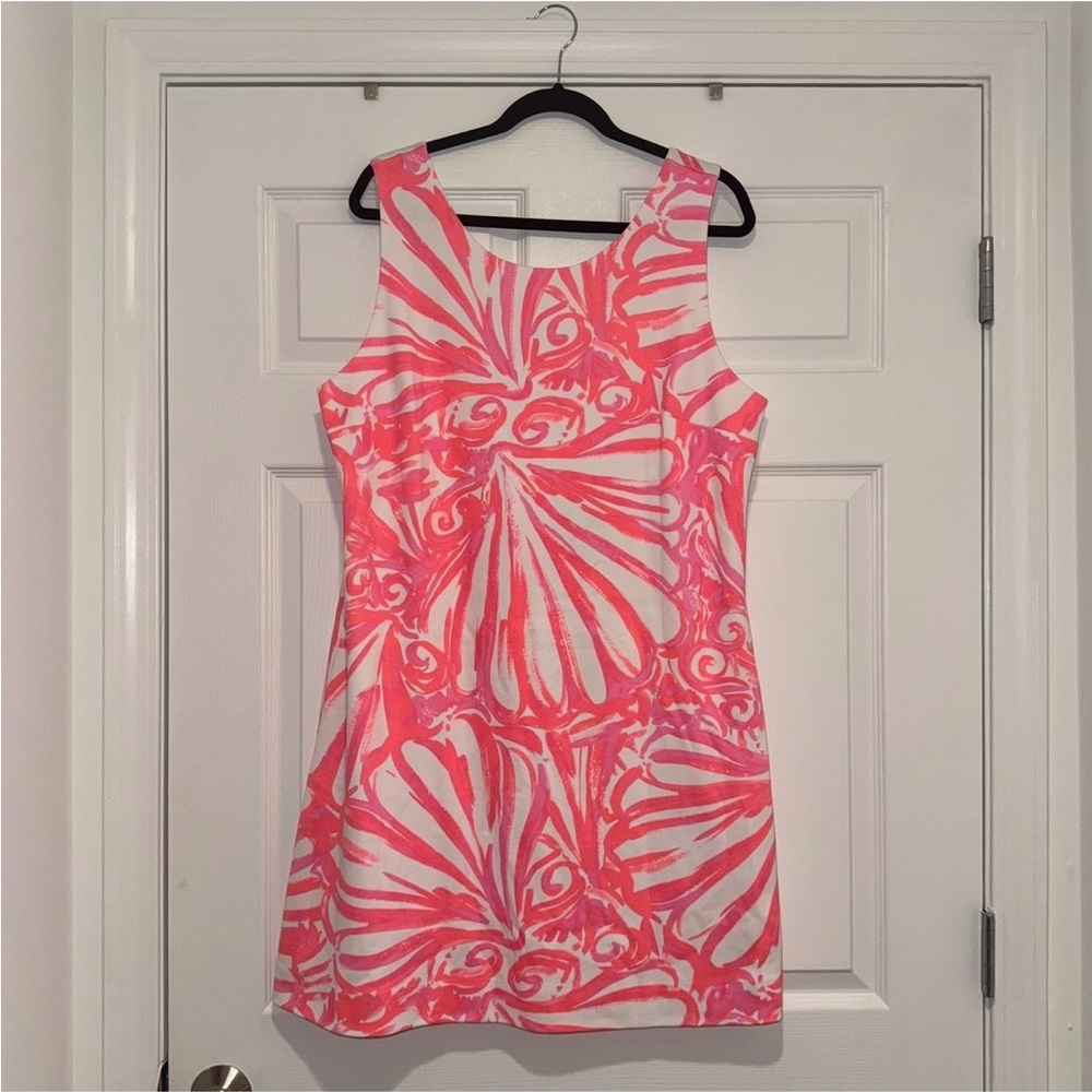 Lilly Pulitzer NWT Callie Shift Dress in Pink Sun Ray Shimmy Shimmy